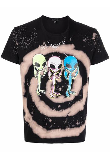 R13 alien graphic print T-shirt - Nero