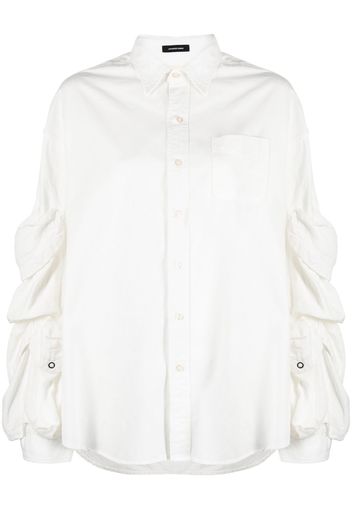 R13 cargo pockets shirt - Bianco