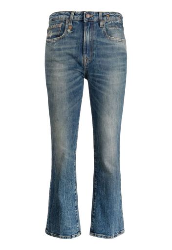 R13 Jeans svasati a vita bassa - Blu