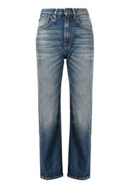 R13 Jeans dritti a vita alta - Blu