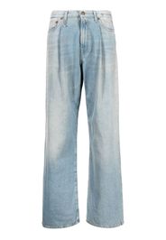 R13 Damon pleated wide-leg trousers - Blu