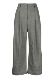 R13 wide-leg tailored trousers - Grigio