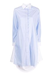 R13 long-sleeve tie shirtdress - Blu