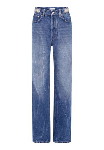 Rabanne Jeans svasati Disc - Blu