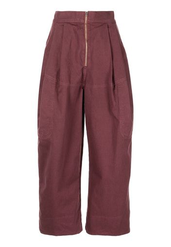 Rachel Comey Pantaloni Bandini crop - Rosso