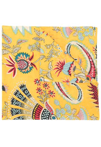 Rachel Comey Sciarpa Klyde Tapestry a fiori - Giallo