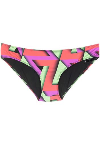 Rachel Comey abstract-print bikini bottoms - Rosa