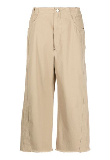 Rachel Comey Pantaloni Hart a gamba ampia crop - Marrone