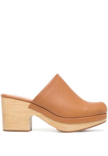 Rachel Comey platform leather sandals - Marrone