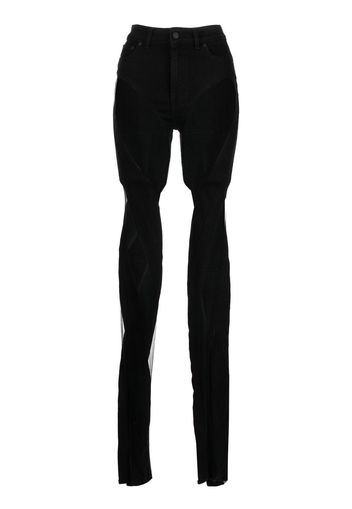 Rachel Comey two-tone panelled skinny jeans - Nero