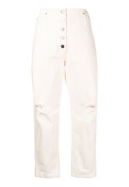 Rachel Comey Jeans affusolati con strappi - Bianco