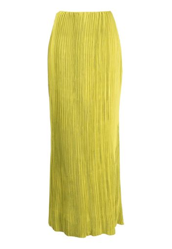 Rachel Gilbert Tour plissé maxi skirt - Verde