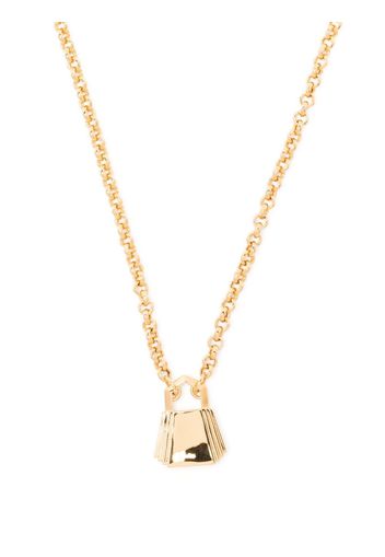 Rachel Jackson art-deco padlock pendant necklace - Oro