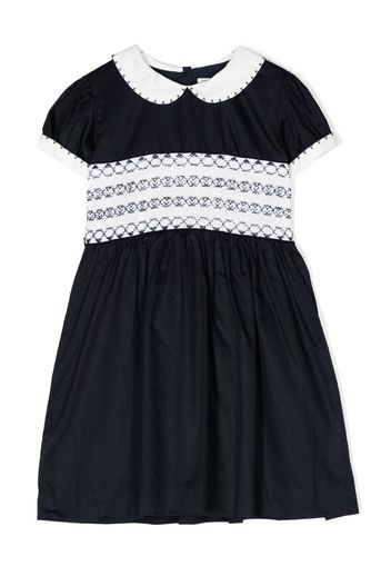 Rachel Riley embroidered cotton dress - Blu