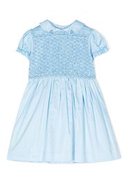 Rachel Riley embroidered smock-detail dress - Blu