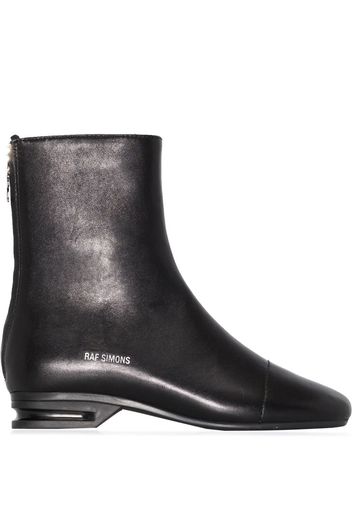 Raf Simons round toe ankle boots - Nero