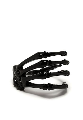 Raf Simons skeleton hand cuff bracelet - Nero