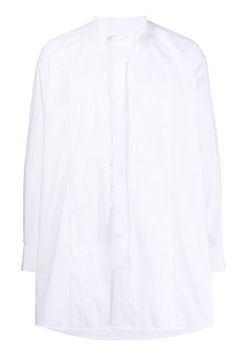 Raf Simons logo-patch button-up shirt - Bianco