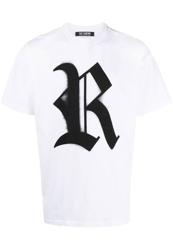 Raf Simons logo-print cotton T-shirt - Bianco