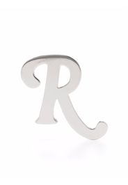 Raf Simons single R-logo earring - Argento