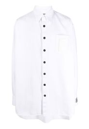 Raf Simons long-sleeve denim shirt - Bianco