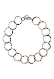 Raf Simons silver-plated choker necklace - Argento