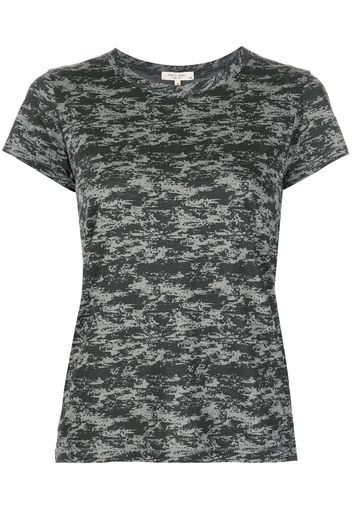 Rag & Bone T-shirt con stampa camouflage - Grigio