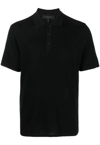 rag & bone Polo a maniche corte - Nero