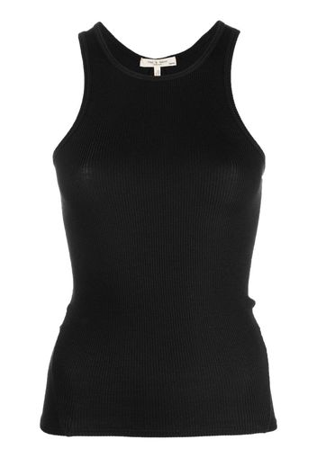 rag & bone ribbed tank top - Nero