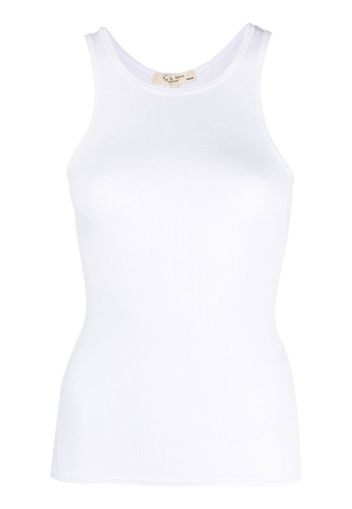 rag & bone ribbed tank top - Bianco