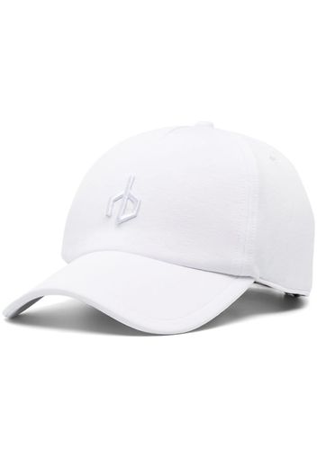 rag & bone logo-embroidered curved-peak cap - Bianco