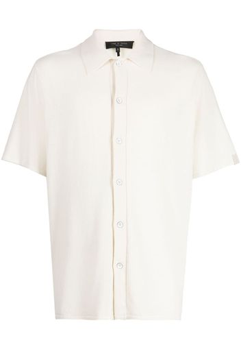 rag & bone cotton-blend plain shirt - Bianco