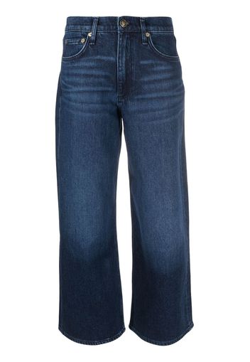 rag & bone Jeans crop a vita media - Blu