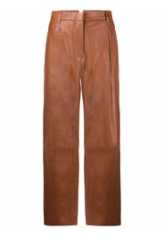 Rag & Bone Leslie leather trousers - Marrone