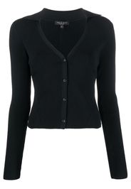 Rag & Bone Cardigan a coste - Nero