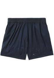 rag & bone broderie anglaise cotton shorts - Blu