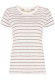 rag & bone T-shirt The Slub a righe - Bianco