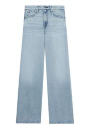 rag & bone Jeans a gamba ampia con applicazione - Blu