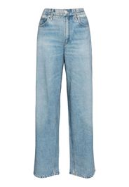 rag & bone Pantaloni dritti con stampa - Blu