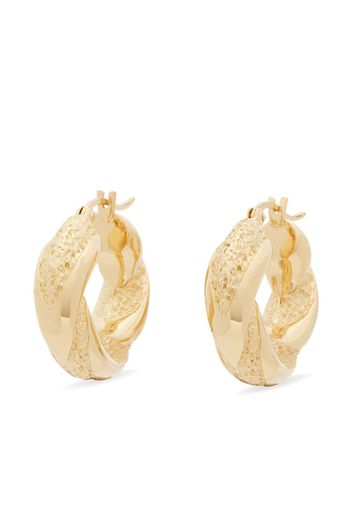 RAGBAG STUDIO 18kt yellow gold twisted hoop earrings - Oro