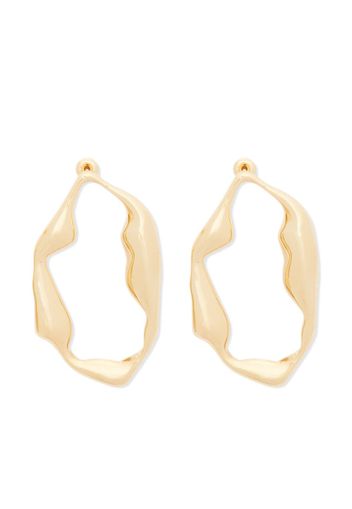 RAGBAG STUDIO gold-plated hoop earrings - Oro