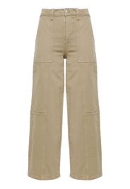 Rails Jeans Getty crop a vita media - Verde
