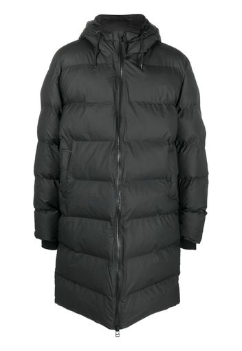 Rains quilted-finish padded coat - Nero