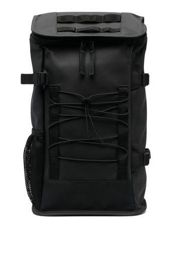 Rains logo-strap buckle-fastening backpack - Nero