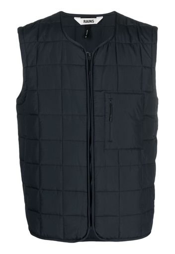 Rains Gilet Liner trapuntato - Blu