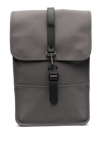 Rains carabiner-fastening waterproof backpack - Grigio