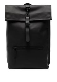 Rains logo-embossed foldover backpack - Nero