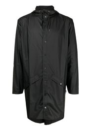 Rains zip-up hooded jacket - Nero