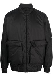 Rains pouch pockets bomber jacket - Nero