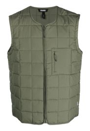 Rains Gilet Utility trapuntato - Verde